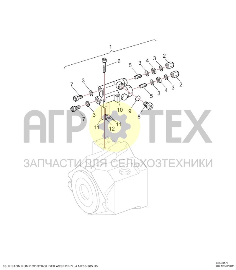 Чертеж Контрольный клапан плунжерного насоса (RC2.08.008)